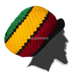One Love Rasta Roots Hat Berret Cap Crown Reggae Marley Jamaica Rastafari M/L