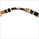 Earth Style Africa Beaded Roots Bead Hippie One Size Fit Barrel Lock 18"