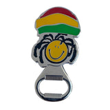 Magnetic Bottle Opener Irie Mon Dread Style Smiling Face One Love 3"
