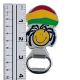Magnetic Bottle Opener Irie Mon Dread Style Smiling Face One Love 3"