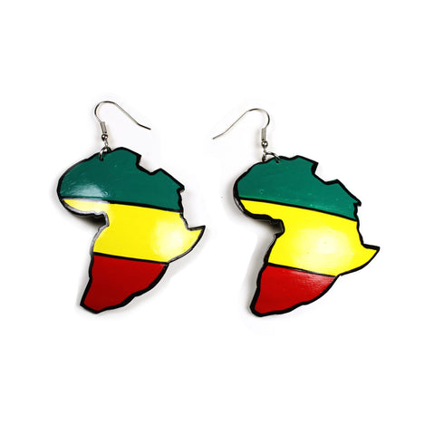 Rasta Rastafari Empress Irie Earring One Love Marley Reggae Jamaica St ...