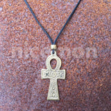 Ankh Shield Symbol Charm Pendant Unity Peace Adjustable Necklace Irie 1 SIZE FIT