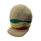 Rasta Roots Natty Dread Cap Hat Selassie Africa Reggae Jamaica Marley [XL] 10"