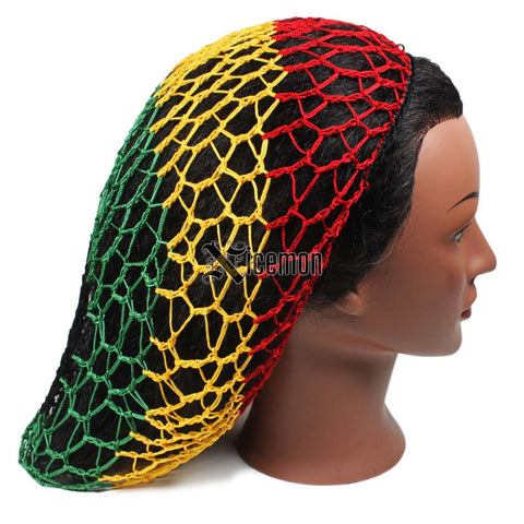 Fishnet Rasta Rasta Slouchy Fishnet Hair Net Hat Reggae Marley Rastafari Dreadlocks ...