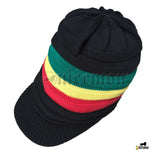 Roots Rastafari Hat Cap Peak Dreadlocks Jamaica Trinidad Caribbean Marley [ XL ]