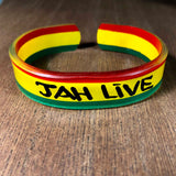 Reggae Bracelet Roots Rasta Rastafari Marley Bangle Cuff Caribbean Jamaica IRIE
