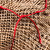 Lot of 2 Knotted Red String Protection Bracelets Adjustable 1mm String