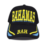 Bahamas Bahamian Stripe Colors Baseball Ball Cap Hat Nassau Afro 1sz