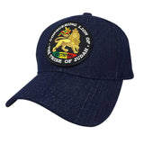 Rasta Jeans Cap Hat Rastafari Emblem Jamaica Hat Ball Cap Reggae Marley 1sz Fit