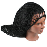 Fishnet Hair Net Hairnet Slouchy Cover Cap Hat Rasta Rastafari Dreadlocks XL/XXL