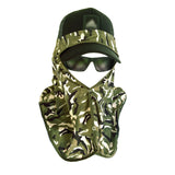 Outdoor Camouflage Camo Over Ear Cover Sun Neck Cover Over Cap Detachable 1SZ FT