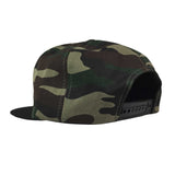 Reggae Rocker Woodland Camouflage Snapback Cap Hat Flat Visor Snap Back