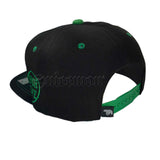 Weed Leaf Snapback Cap Hat Flat Visor Snap Back Hip Hop Hiphop Cannabis LEAF