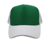 Trucker Polyester Mesh Foam Front Baseball Ball Blank Color Hat Cap ADJUSTABLE
