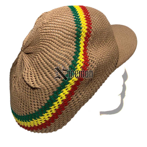 Fishnet Rasta Fishnet Mesh Nattydread Rasta Cap Hat Roots Reggae Rockers Africa Jama ...