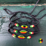 Jamaica One Love Braided Bracelet Reggae Bracelets Conscious Goods 1 SZ FIT