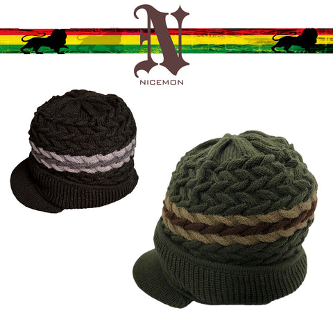Rasta Caps Kufi Hat Beanie Hat Cap One Love Hawaii Jamaica Reggae Marley S/M