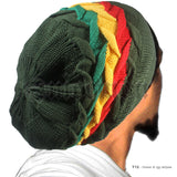 Rasta Tam Cap Hat Roots Reggae Jamaica Marley Dreadlock Rastacap Selassie L/XL