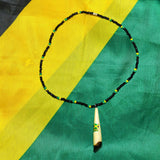 Selassie Rastafari Rasta One Love Marley Necklace Irie Jah Love One Love 26"