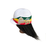 Conquering Lion Of Judah Rasta Caps Kufi Hat Beanie Hat Cap Reggae Marley S/M