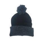 Unisex Pom Pom Beanie Tam Bonet Cuffed Uncuffed Hat Cap Knit Winter 1 SZ FIT