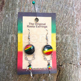Jamaica Rasta Rastafari Empress Irie Earring One Love Marley Reggae Jamaica NEW