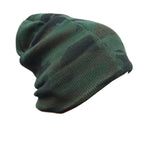 Green Camouflage Beanie Tam Hat Cap Tam Long or Short 100% Acrylic 1 SZ FIT
