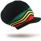 Rasta Rastafari Dreadlocks Peak Crown Hat Reggae Jamaica Jah One Love S to M Fit