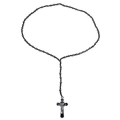Jesus Necklace Rosary Cross Our Lord Savior Jesus Christ Necklace Rosery ROSARY