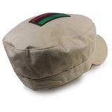 Africa Tan Army Hat Marcus Garvey Rastafari Reggae Cap Hat Military Afro L/XL