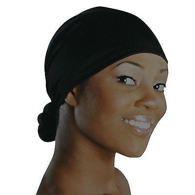 Handmade Knotted Wrap Strectchy Hat Cap Reggae Rastafari Dreadlocks FLEXIBLE 1SZ