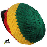 Reggae Roots Zion Rasta Hat Crown Cap Jamaica Marley Dreadlocks Vibes L/XL Fit