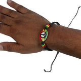 Rasta Peace Wrist Bracelet Reggae Marley RGY