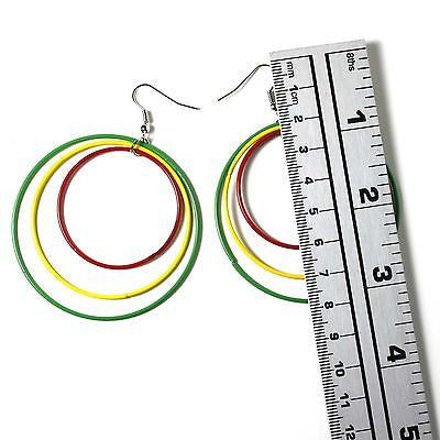 Rasta Rastafari Empress Irie Earring One Love Marley Reggae Jamaica St ...