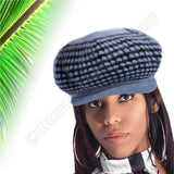Fuzzy Newsboys Womens Hat Cap Fleece Cabby One Size Fit Applejack Caps FREE SIZE