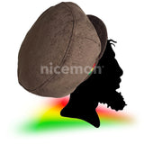 Suede Rasta Hat Cap Selassie Africa Rastacap Dubwise Jamaica Negus Ras XL/XXL