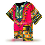 Free Size Plus African Africa Dashiki Tribal Men Shirt Womens Dress One Size Fit