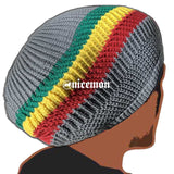Rasta Dread Dreadlocks Tams Hat Beret Hippie Cap Reggae Marley Jamaica M/L Fit