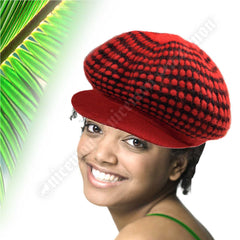 Angora Wool Newsboy Hat Women Fuzzy Winter Baker Boy Cap Y2K  display picture 1