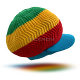 Jamaica Rastafarian Hats Dreads Cap Hat Dreadlock Ravelry Reggae Rasta Hat M/L
