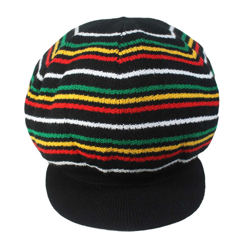 2 Sided Rasta Rastafari Dreadlocks Reggae Irie Hat Cap Bonet Jamaica Hats M/L