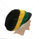 Jamaica Cap Hat Reggae Rasta Crown Dreadlocks Roots Selassie Africa Marley M/L