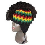 Rasta Chulla Mohawk Dreadlocks Hat Rastafari Handmade Jamaica Reggae Marley 1LV