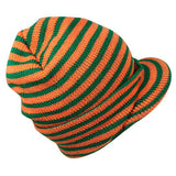 Suffer Striped Beanie Kufi Hat Cap Hippie Cool Runnings Hawaii Radar Style Irie 1SZ FIT