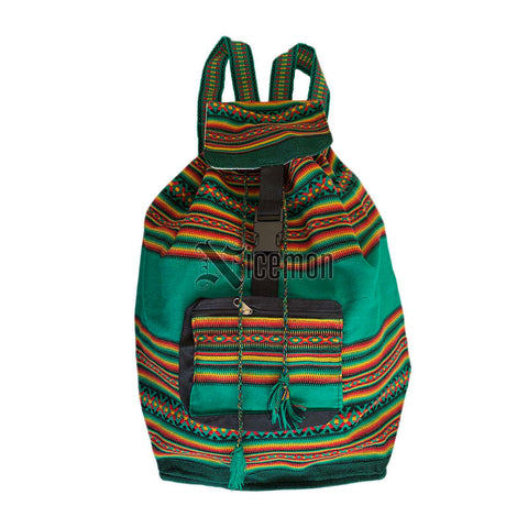 Rasta Backpack Sack Tote Bag Hippie Reggae Cool Runnings Drawstring 18"