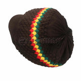 Reggae Rasta Dreads Hat Jamaica Marley Rastacap Cap Africa 100% Cotton Hats M/L